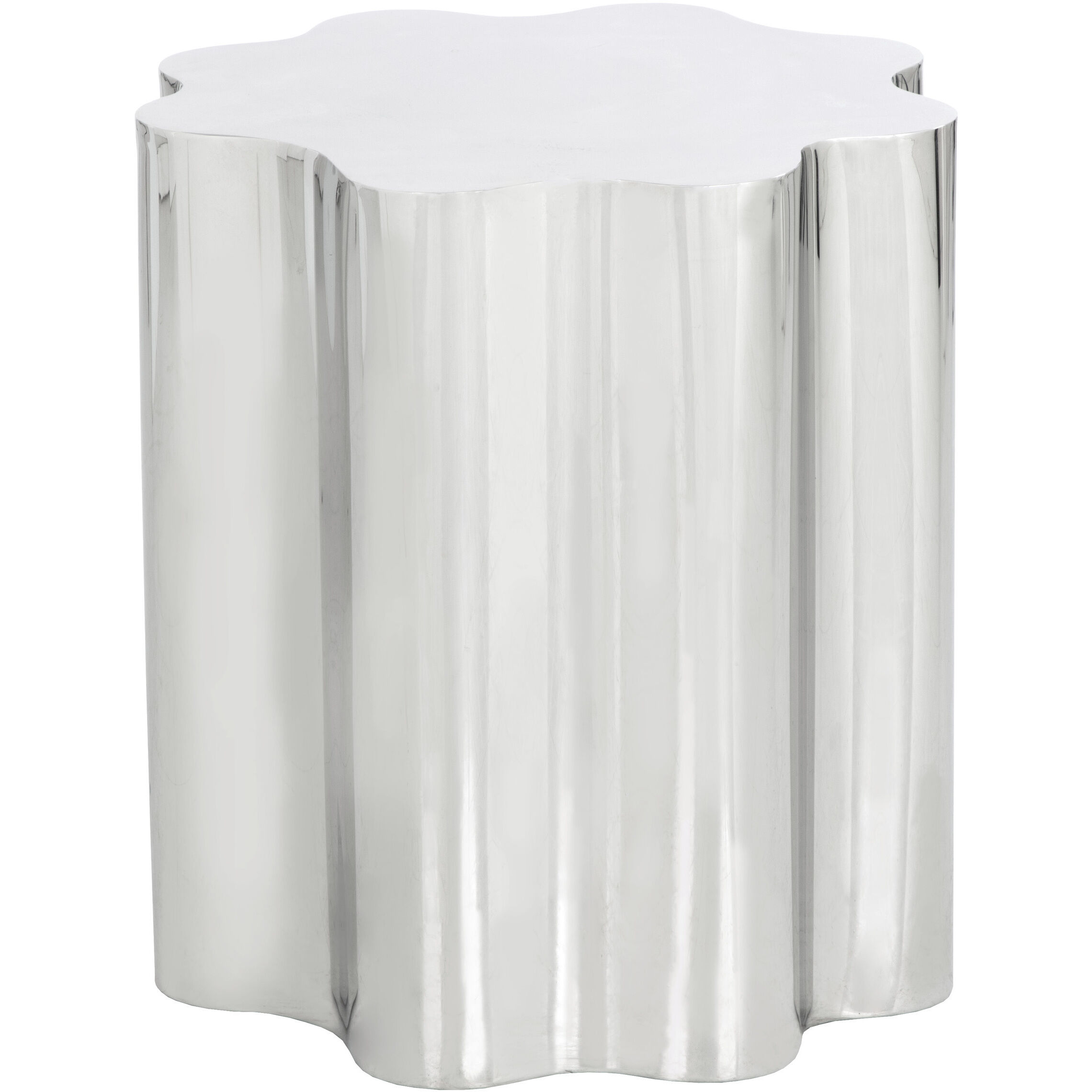 Dahlia 20 X 18 inch Stainless Steel End Table